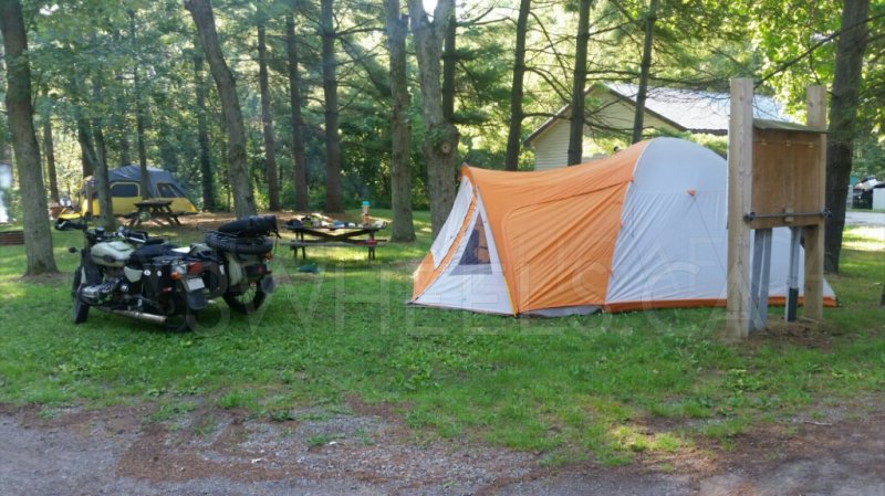 Camp site up